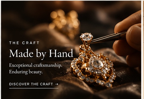 Jewellery craftsmanship by hand